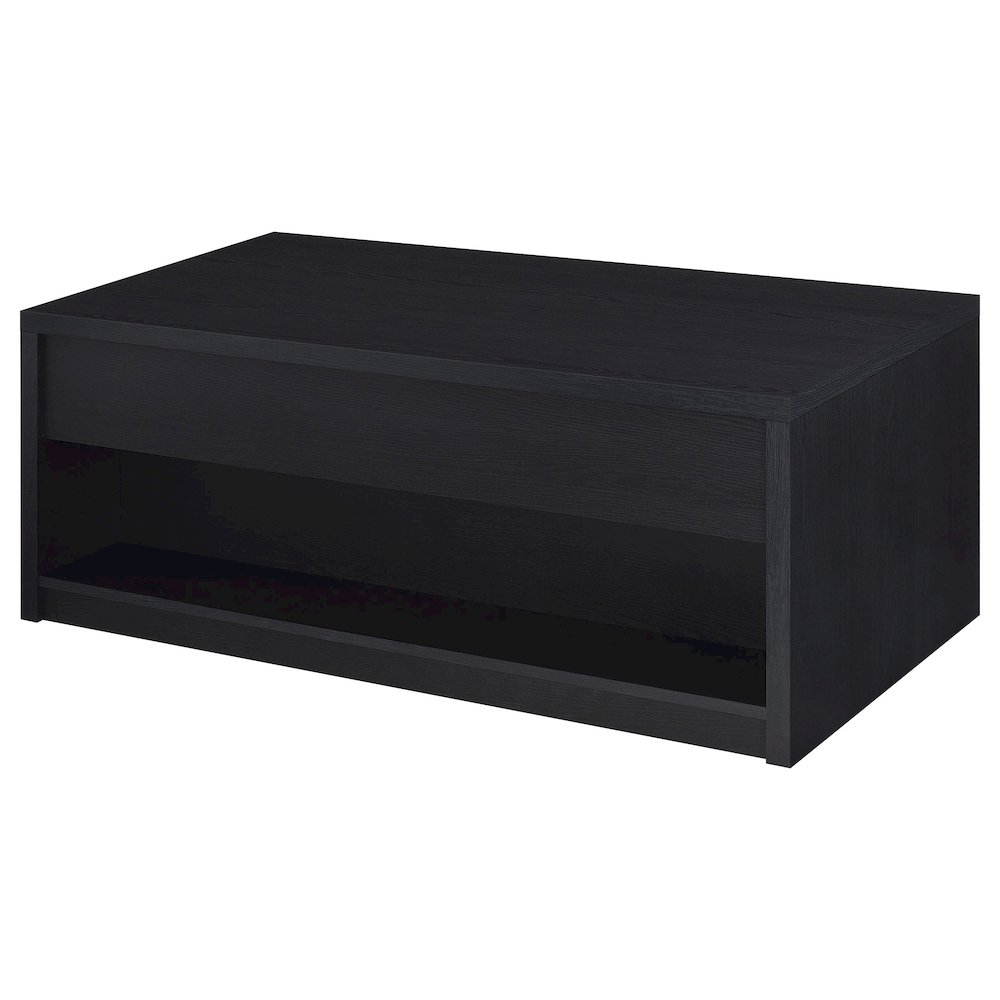 Knapp 2-piece Lift Top Coffee Table Set Black. Picture 13