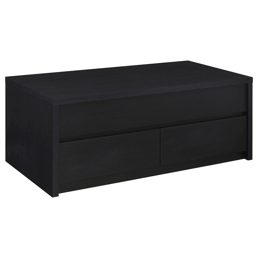 Knapp 3-piece Lift Top Coffee Table Set Black. Picture 8