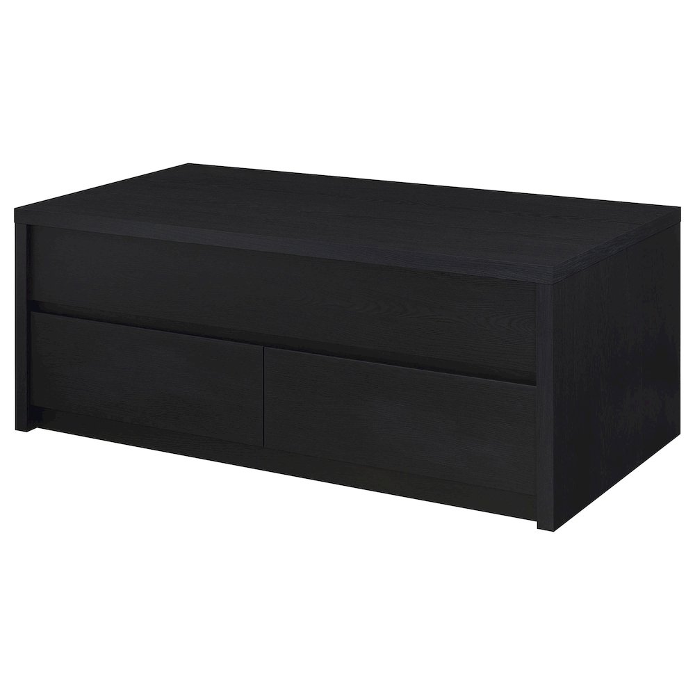 Knapp 3-piece Lift Top Coffee Table Set Black. Picture 11