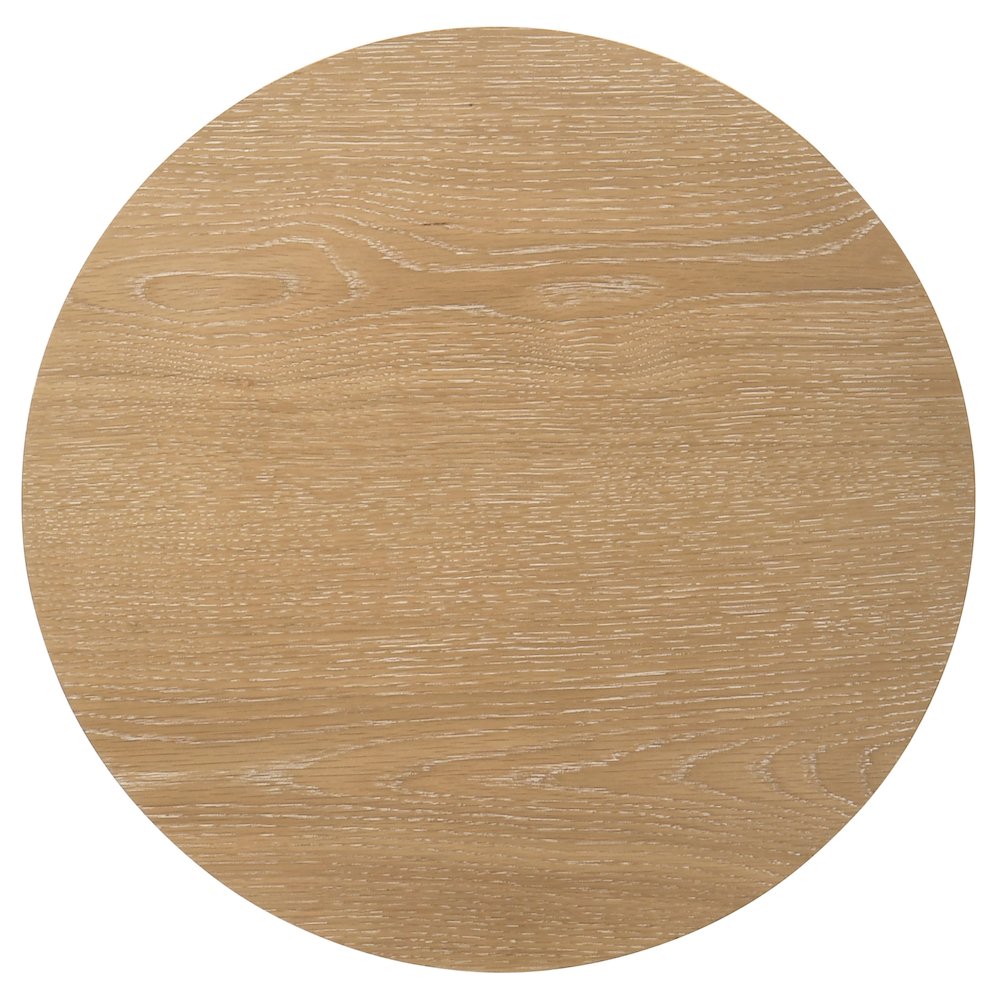 Ottowa 3-piece Round Wood Coffee Table Set Light Oak. Picture 5