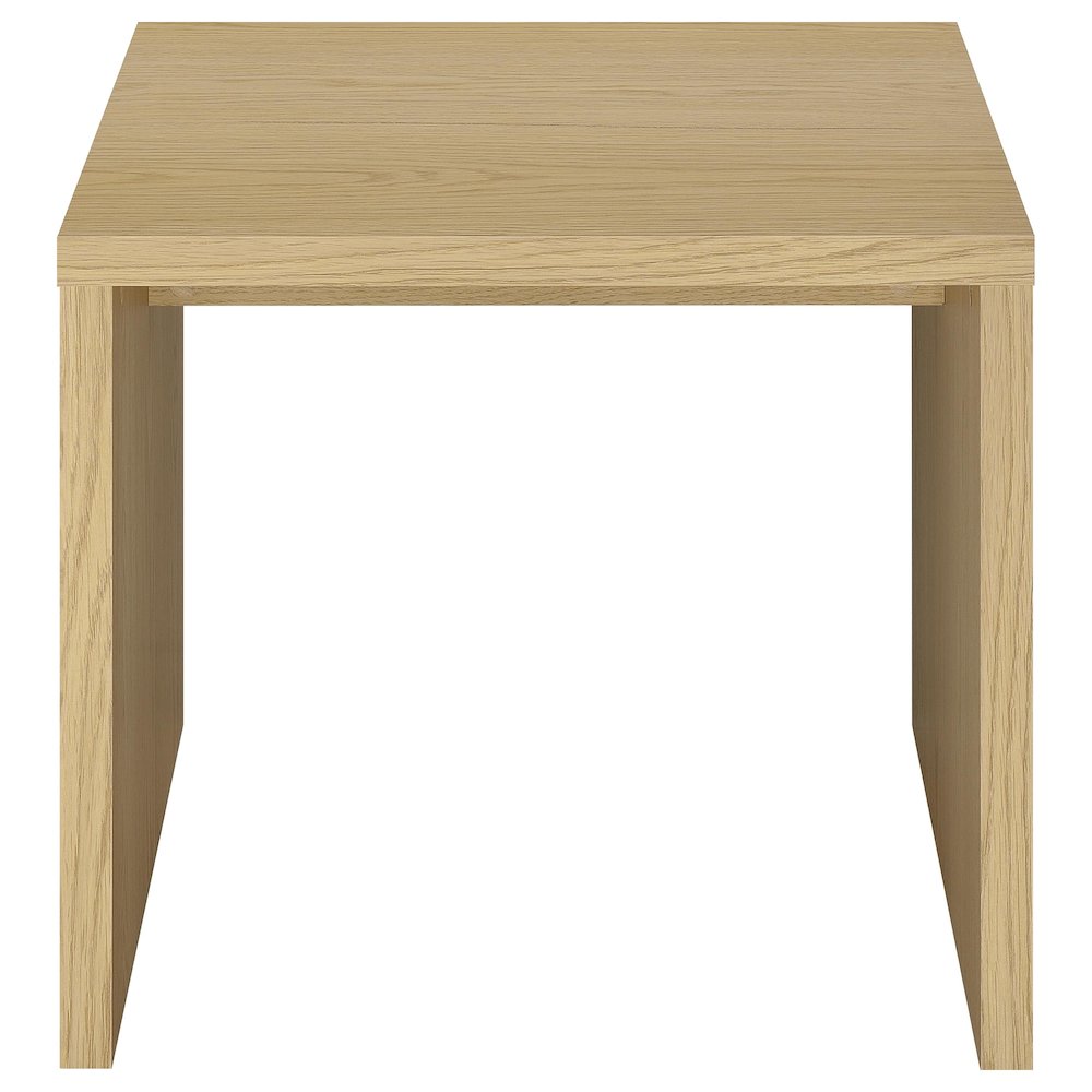 Canoga 3-piece Lift Top Cocktail Coffee Table Set Light Oak. Picture 4