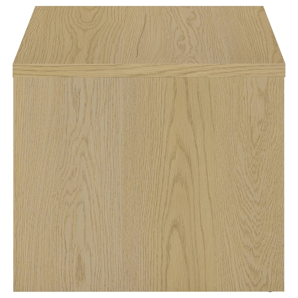 Canoga 3-piece Lift Top Cocktail Coffee Table Set Light Oak. Picture 6
