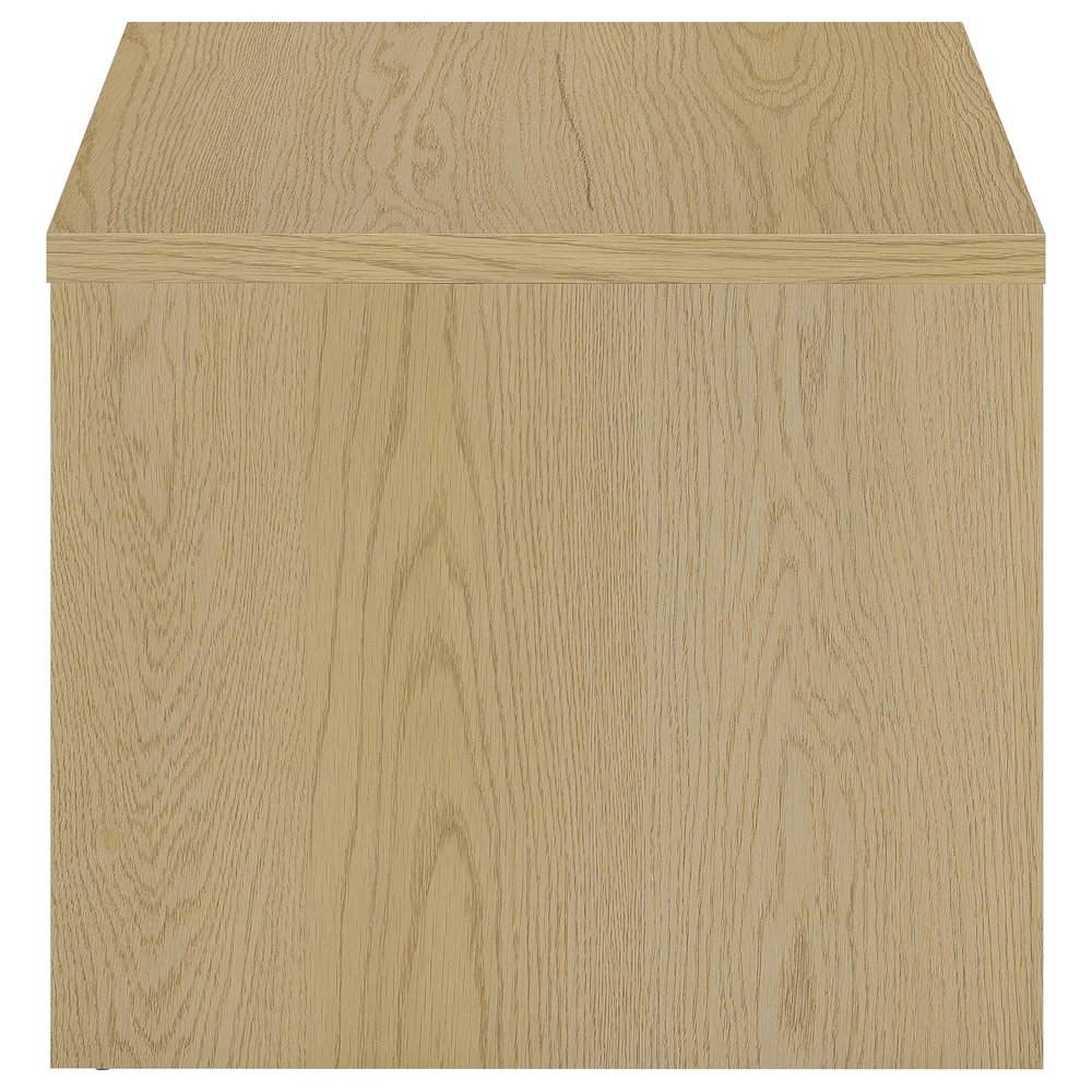 Canoga 3-piece Lift Top Cocktail Coffee Table Set Light Oak. Picture 7