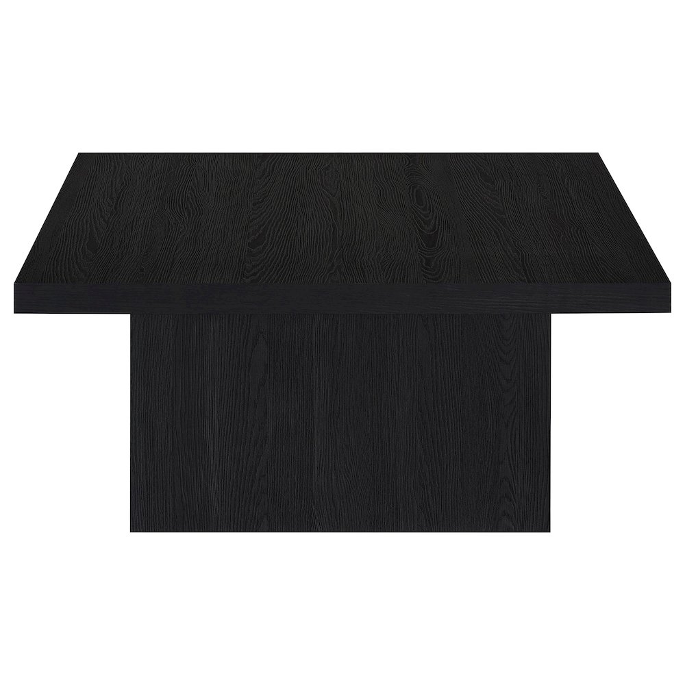 Devar 2-piece Square Cocktail Coffee End Table Set Black. Picture 12