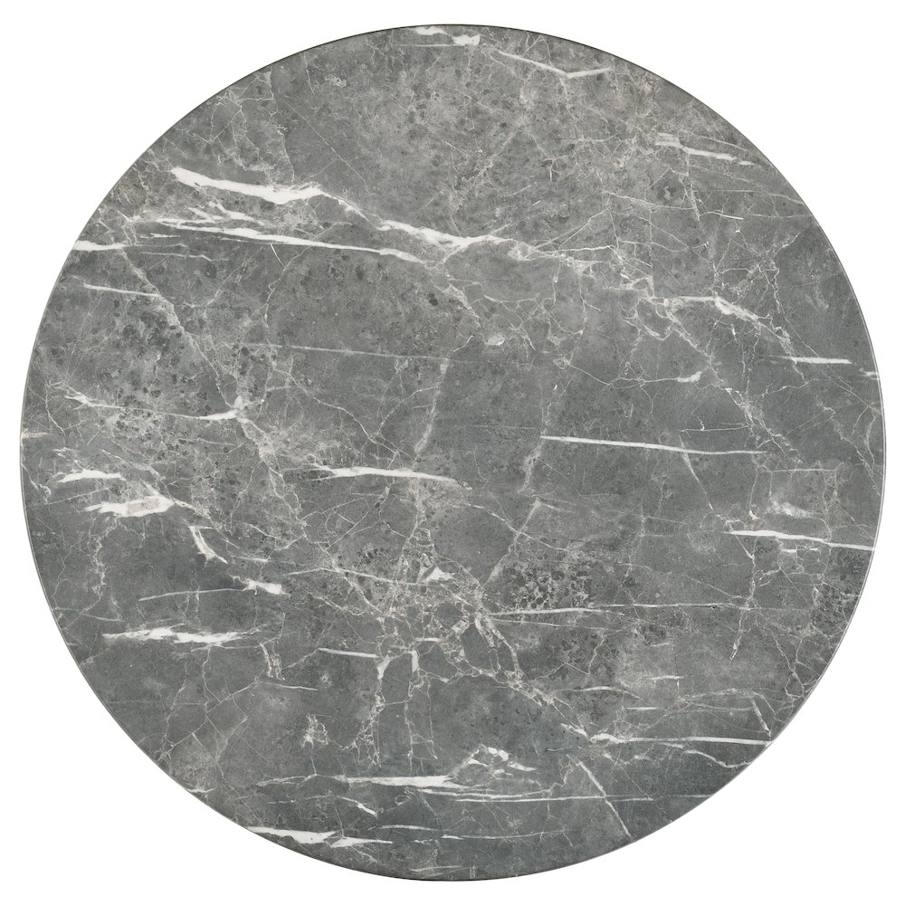 Bradley Round SmartTop Cocktail Coffee Table Grey and Natural. Picture 4