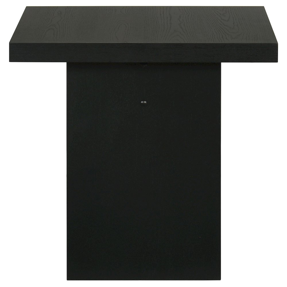 Decker Square Occasional Side End Table Black. Picture 4