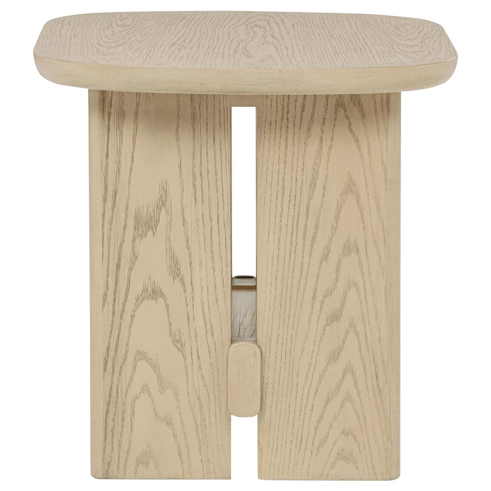 Kailani 3-piece Coastal Coffee and End Table Set Beige Oak. Picture 5
