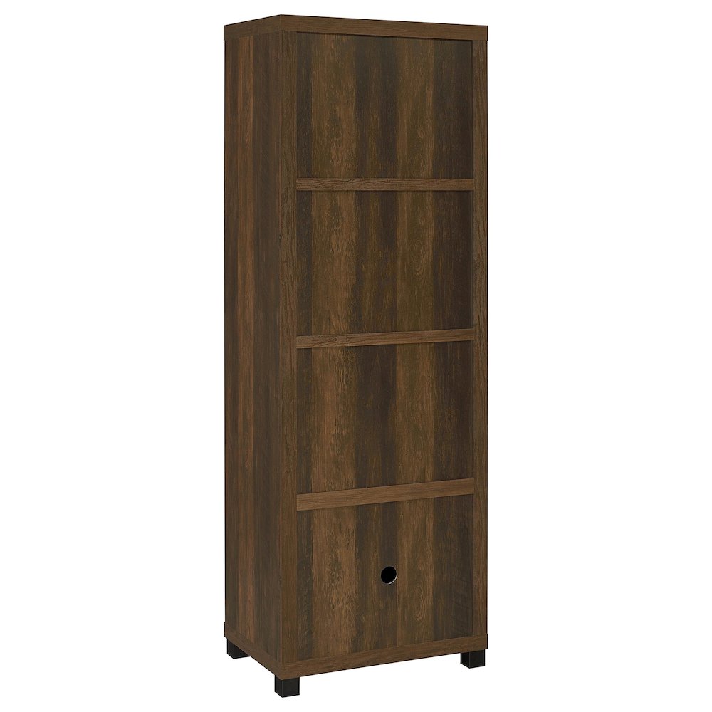 Sachin 3-shelf Engineered Wood Media Tower Dark Pine. Picture 6