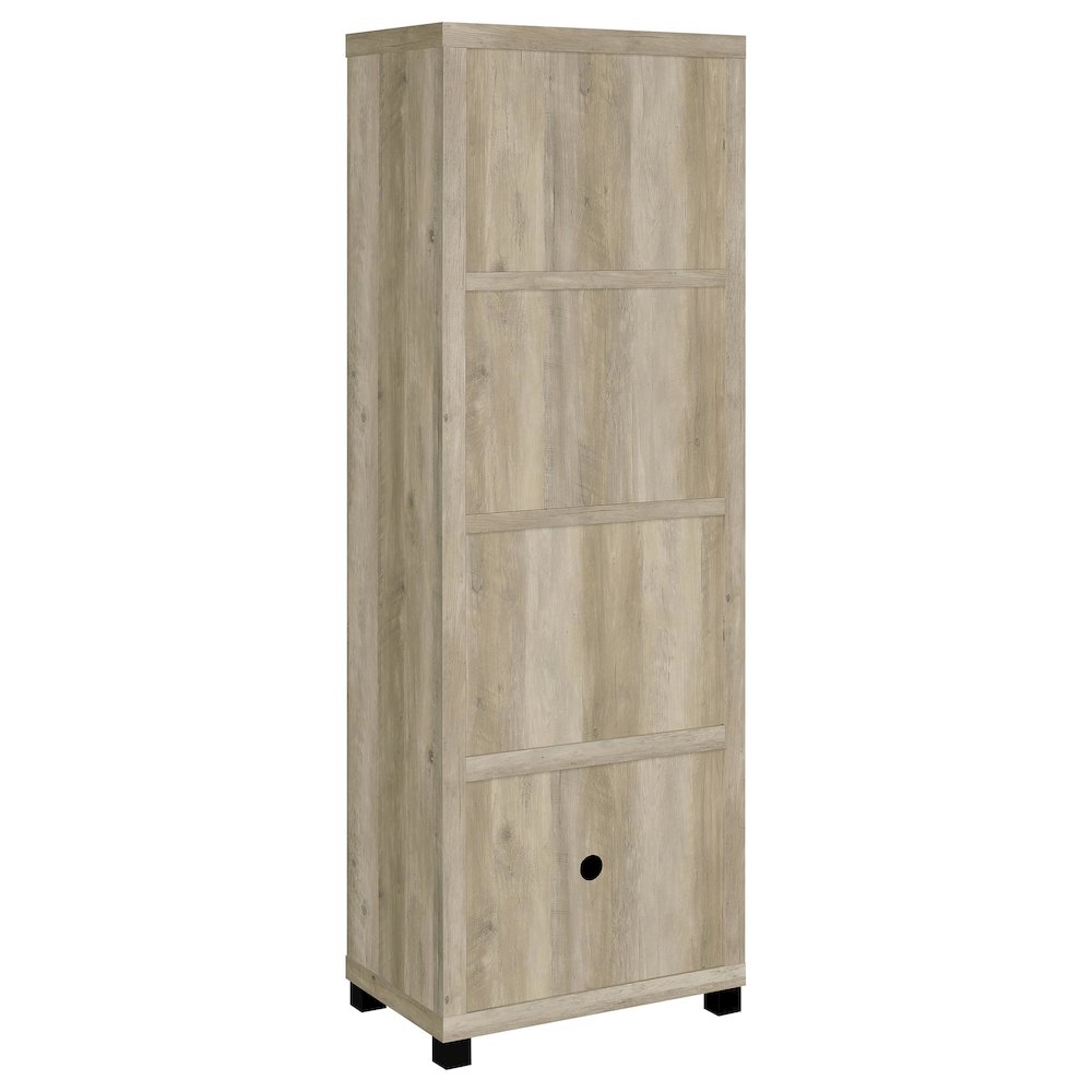 Tall Bookcase – Narrow Bookshelf with Storage for Home Organization. Picture 5