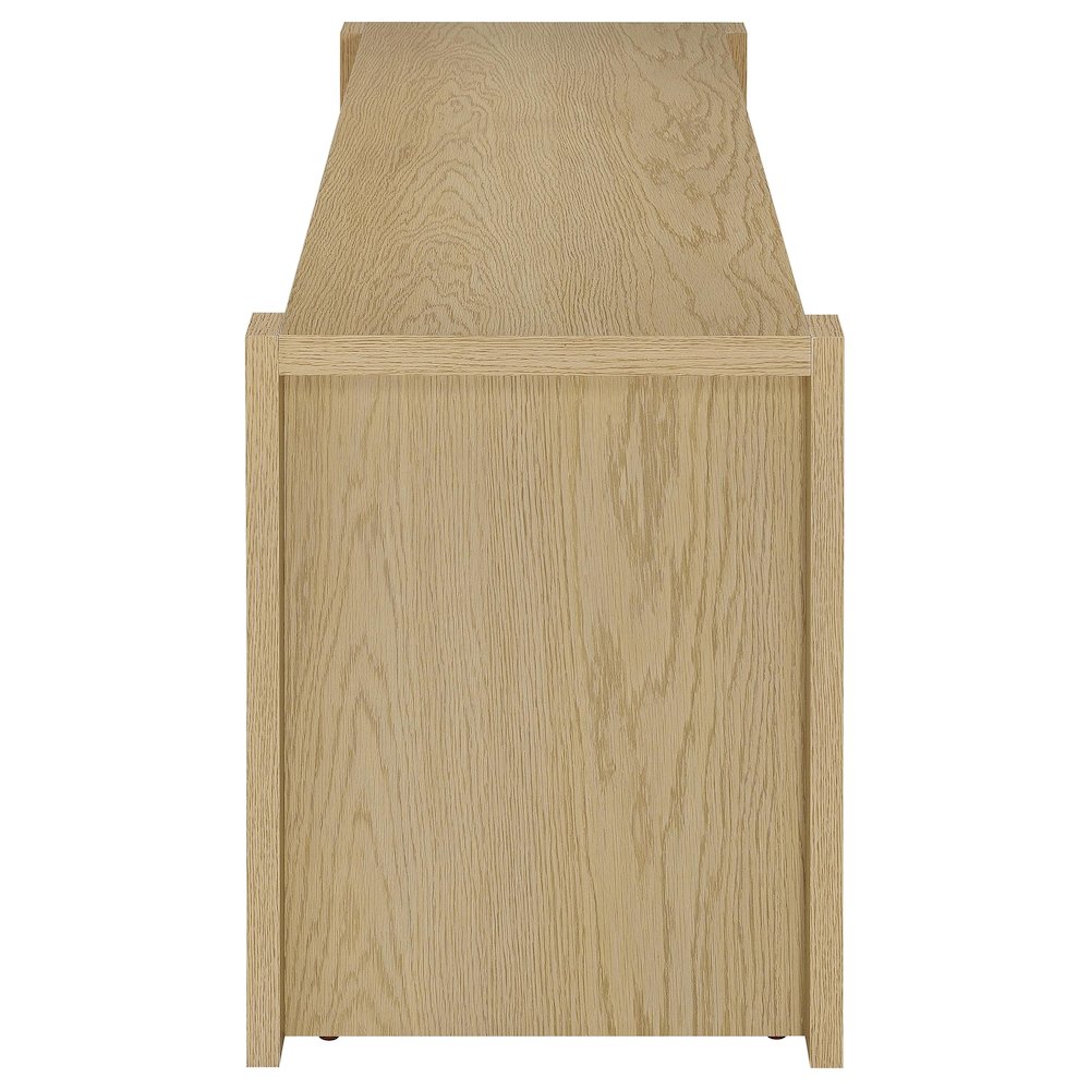 Laurelton 60-inch 2-door TV Stand Media Console Light Oak. Picture 6