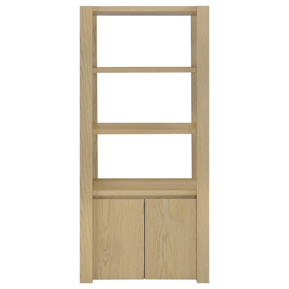 Laurelton 3-piece Entertainment Center TV Stand Light Oak. Picture 12