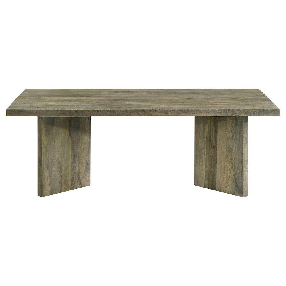 Andando Rectangular Solid Wood Coffee Table Mango Brown. Picture 3