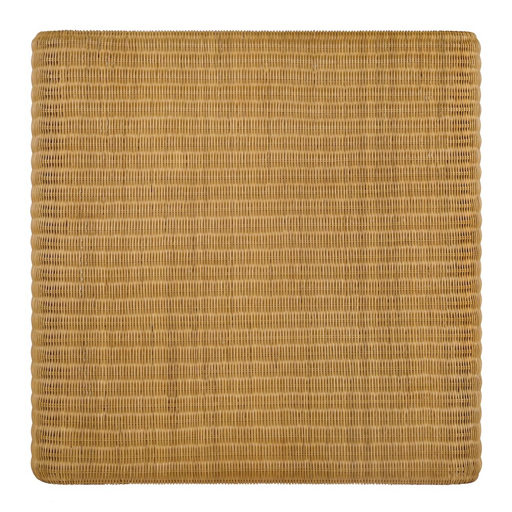 Juanita Square Woven Rattan Coffee Table Natural. Picture 8