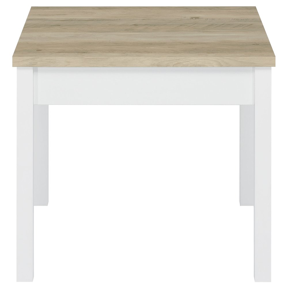 Stacie 3-piece Coffee Table Set Distressed Pine and White. Picture 7