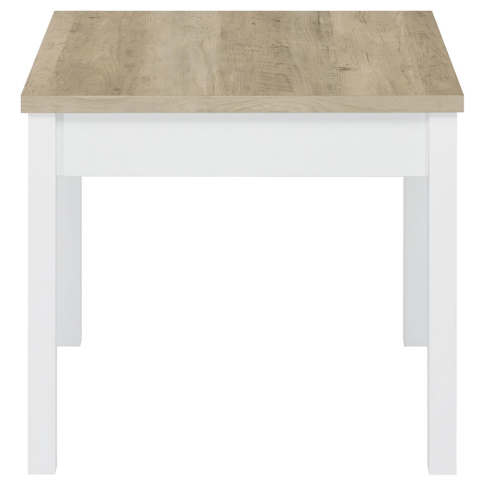 Stacie 3-piece Coffee Table Set Distressed Pine and White. Picture 8