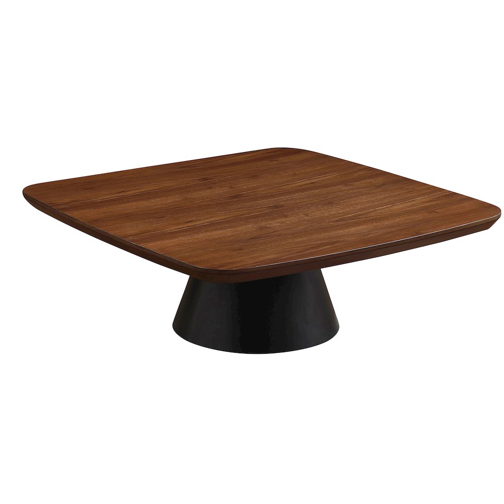 Eason 2-piece Coffee Table Set Walnut and Black. Picture 3