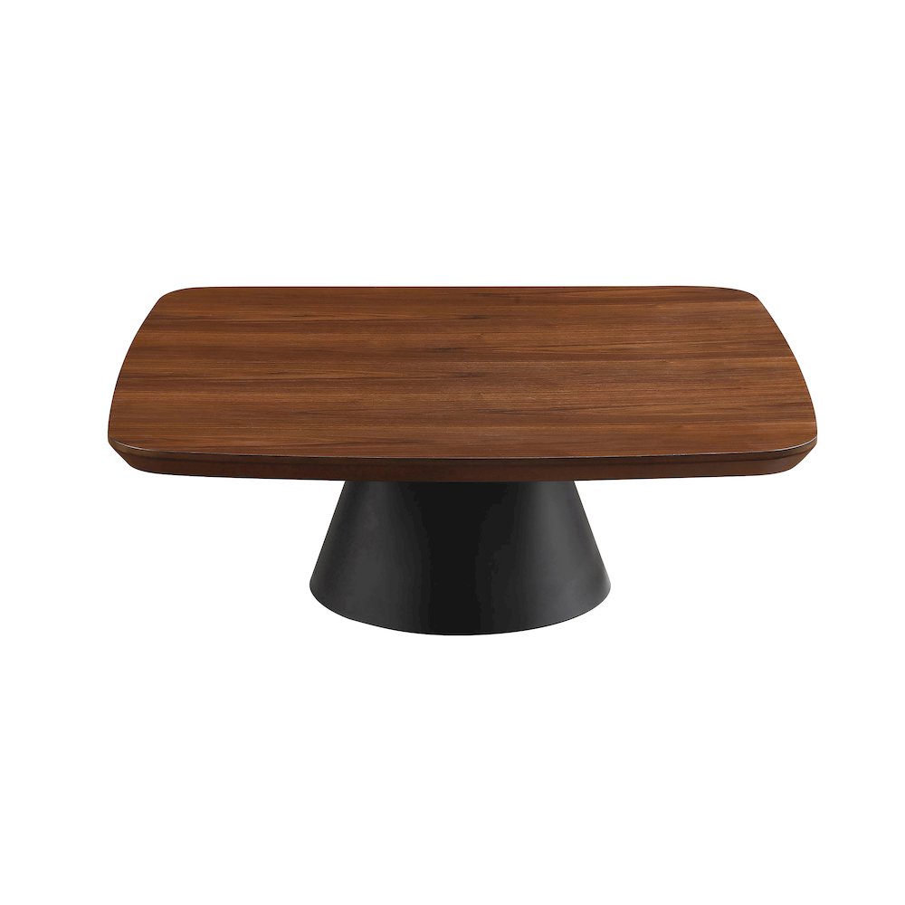 Eason 2-piece Coffee Table Set Walnut and Black. Picture 4