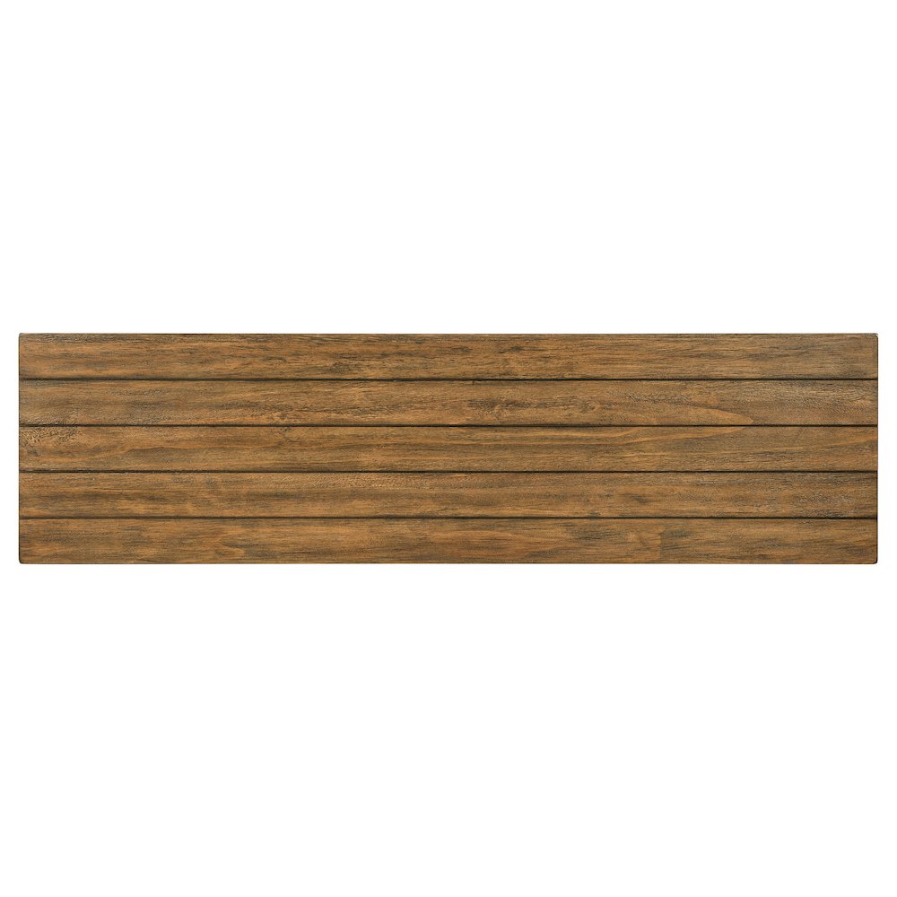 Payne 60-inch TV Stand Media Console Distressed Brown. Picture 11