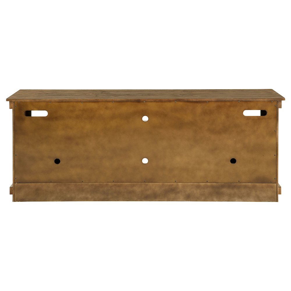 Payne 70-inch TV Stand Media Console Distressed Brown. Picture 8