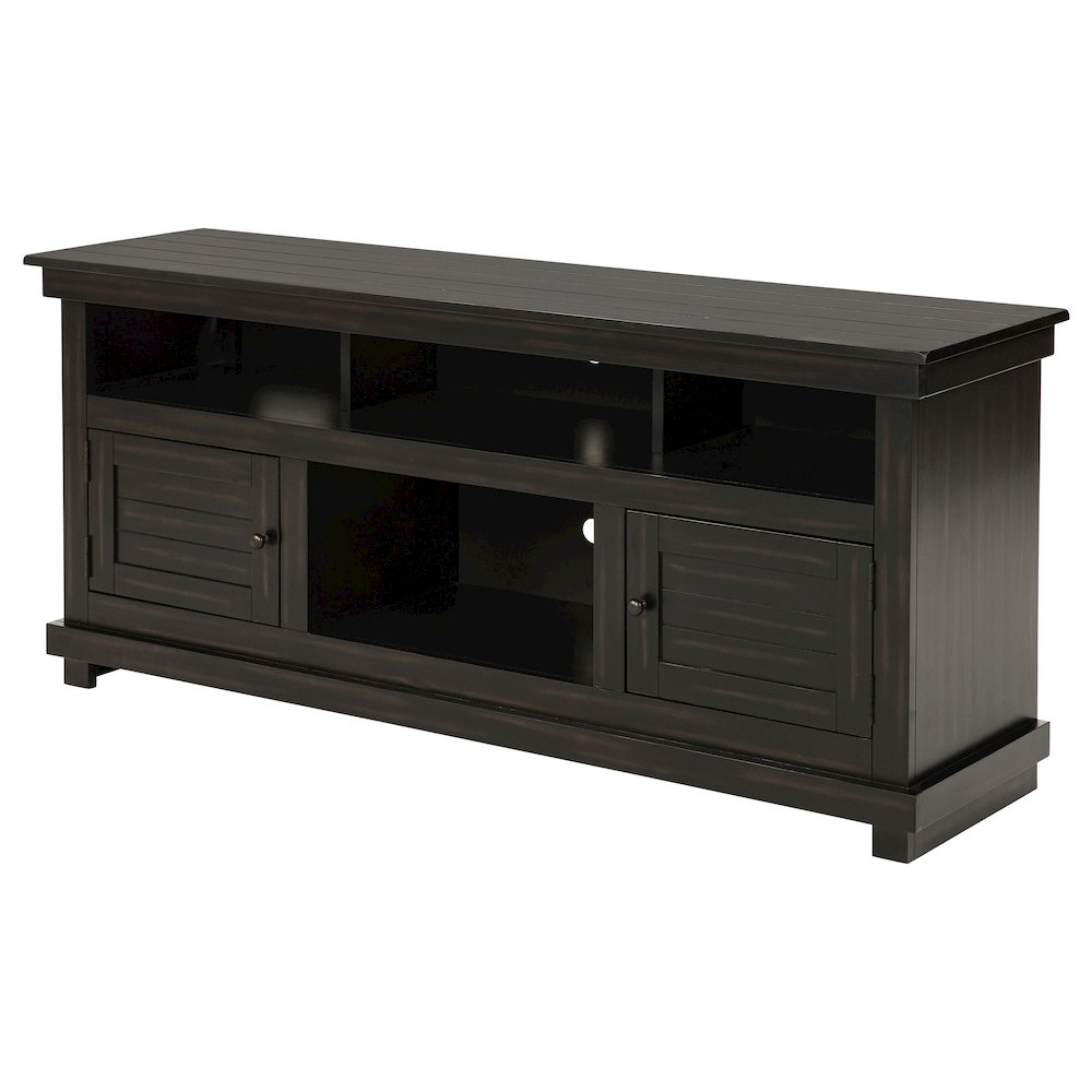 Payne 60-inch TV Stand Media Console Distressed Java. Picture 5
