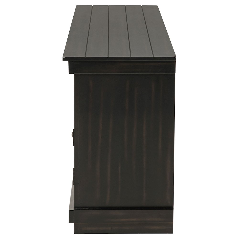 Payne 60-inch TV Stand Media Console Distressed Java. Picture 6