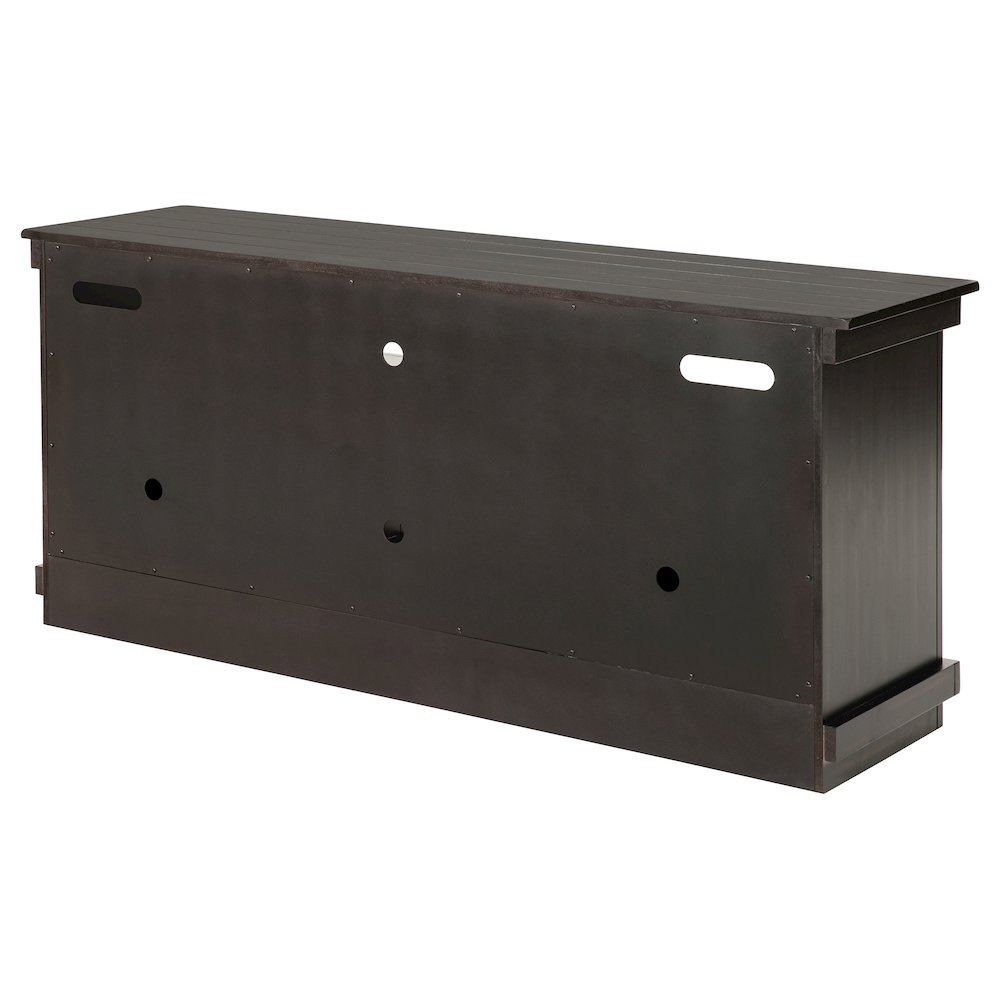 Payne 60-inch TV Stand Media Console Distressed Java. Picture 9
