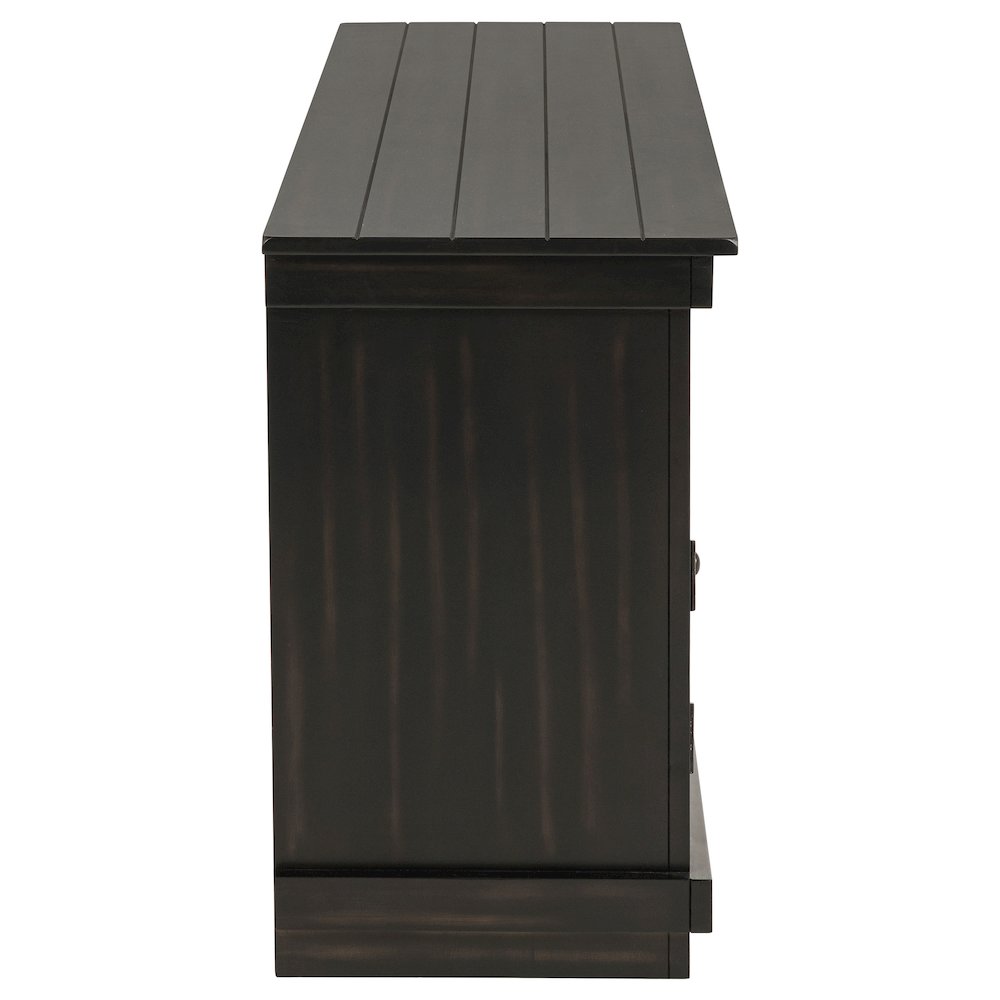 Payne 60-inch TV Stand Media Console Distressed Java. Picture 10