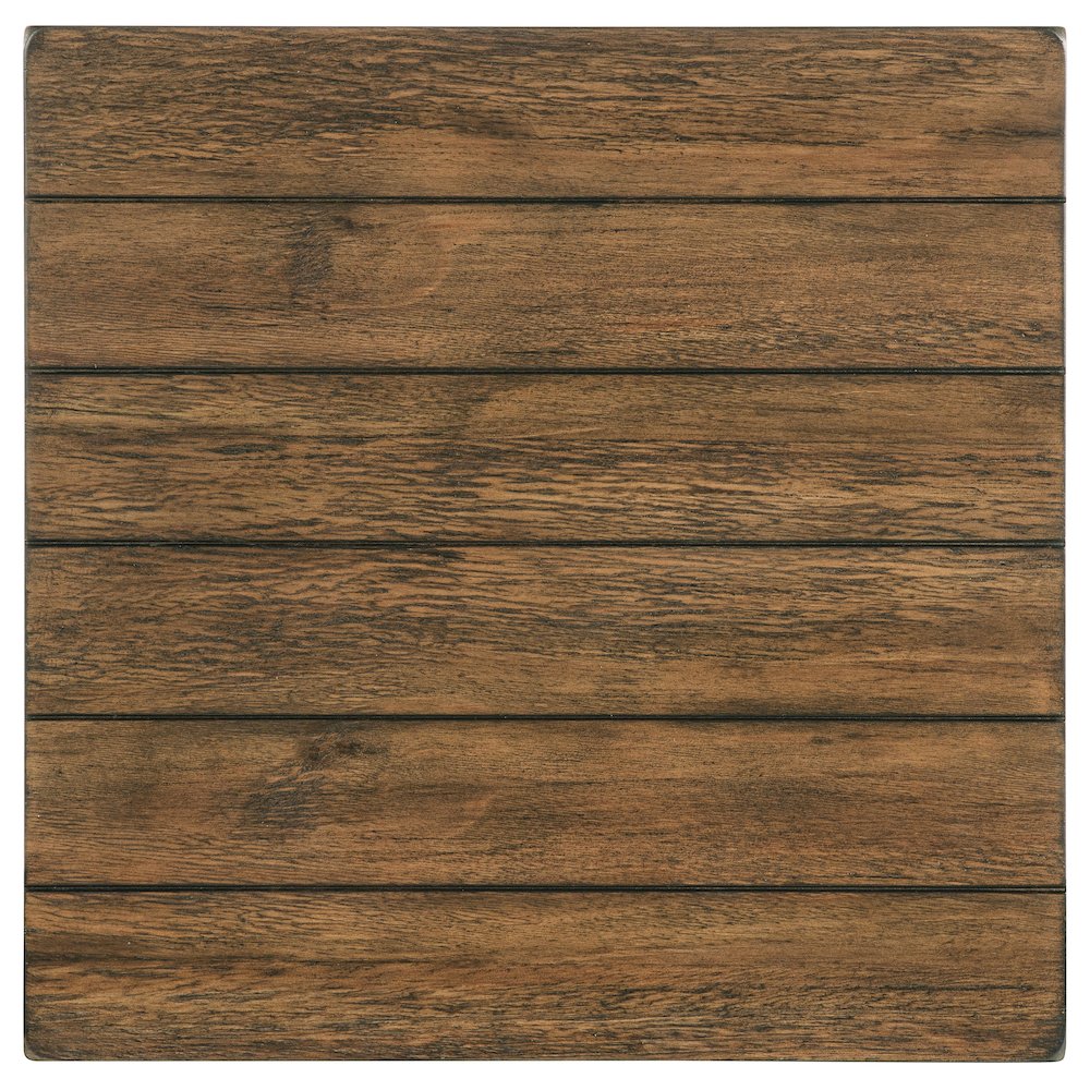 Payne 1-drawer Wood End Table with Shelf Distressed Brown. Picture 6