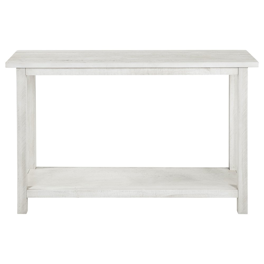 Payne Wood Entryway Sofa Console Table White. Picture 3