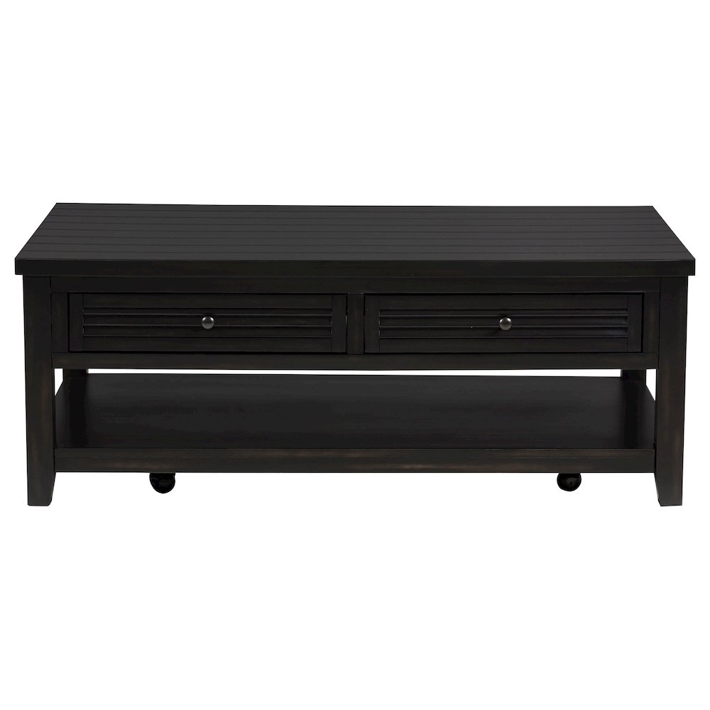 Concord 2-drawer Rectangular Coffee Table Distressed Java. Picture 4