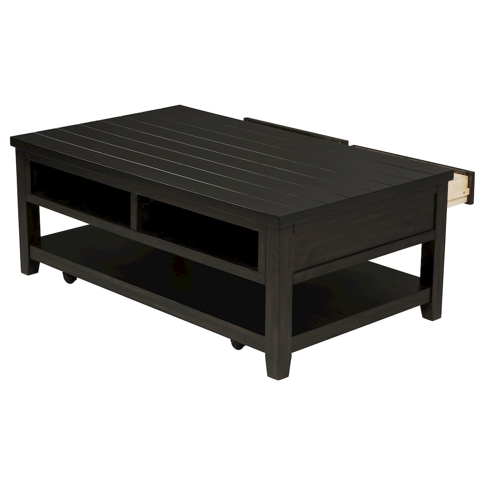Concord 2-drawer Rectangular Coffee Table Distressed Java. Picture 6
