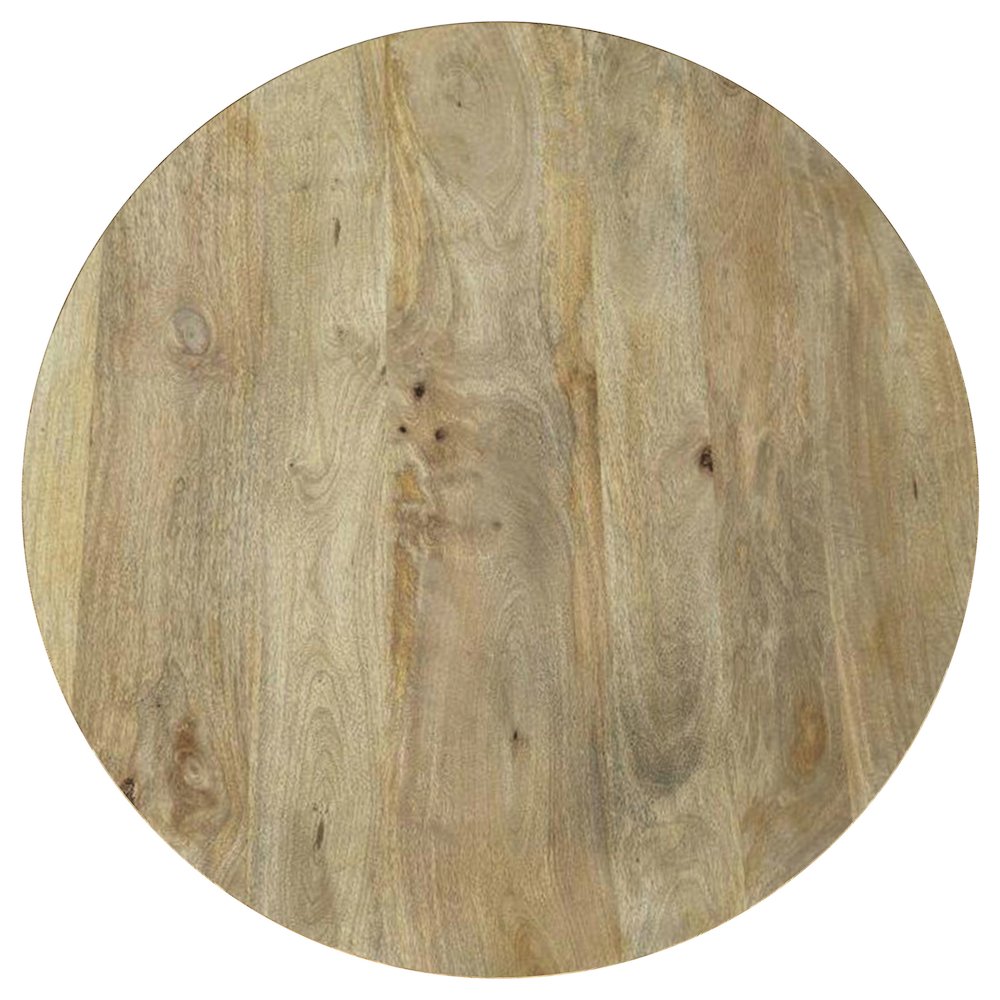 Touhy Round Solid Wood Cocktail Coffee Table Natural Mango. Picture 4
