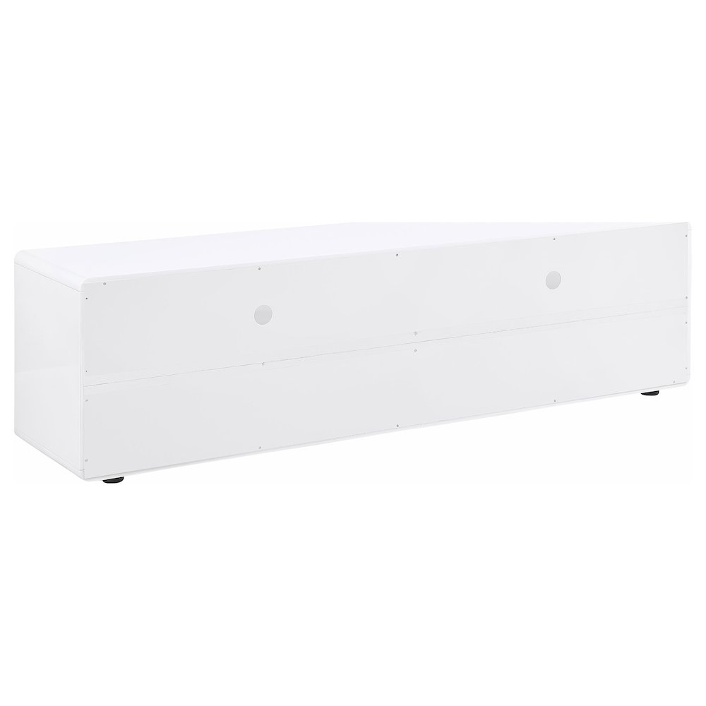 Ellice 71-inch TV Stand Media Console White. Picture 6