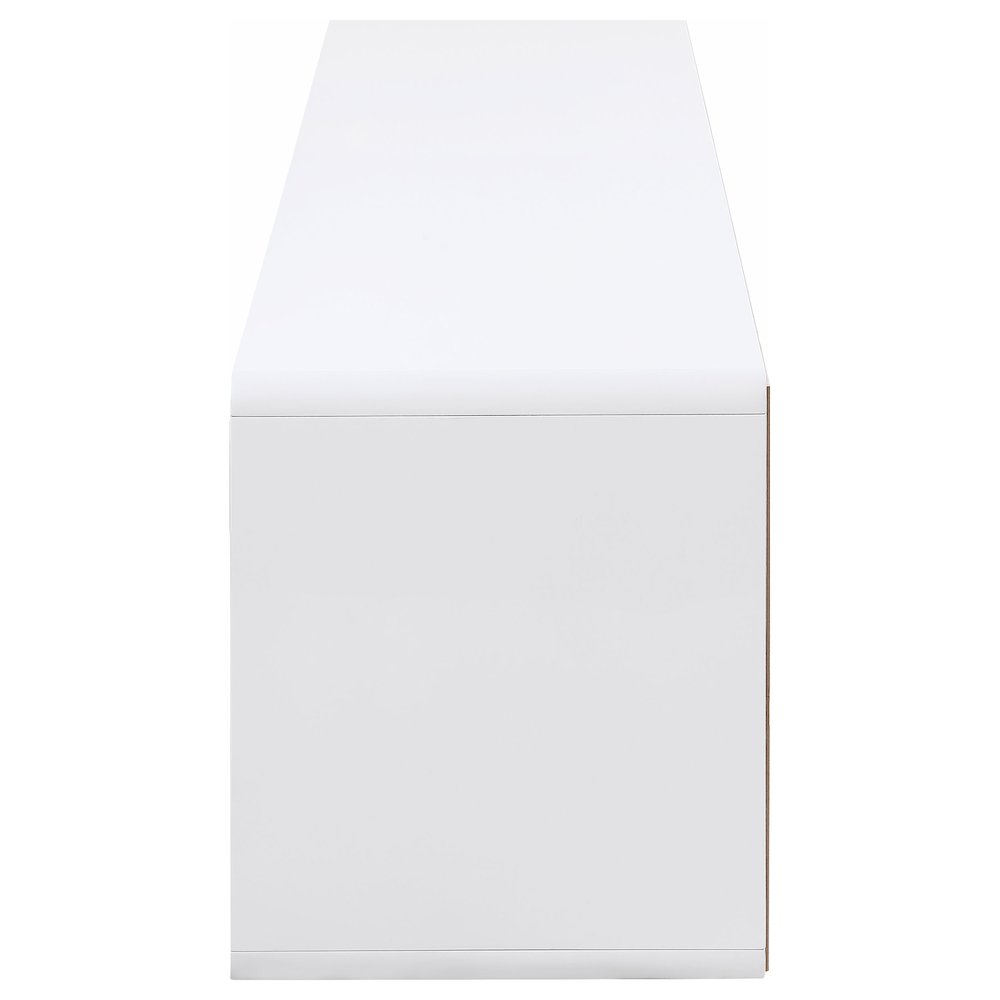 Ellice 71-inch TV Stand Media Console White. Picture 8