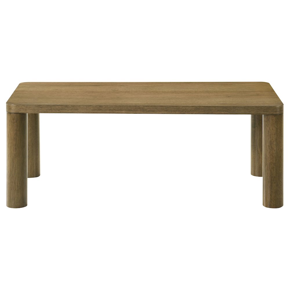 Castlewood Engineered Wood Cocktail Coffee Table Brown Oak. Picture 3