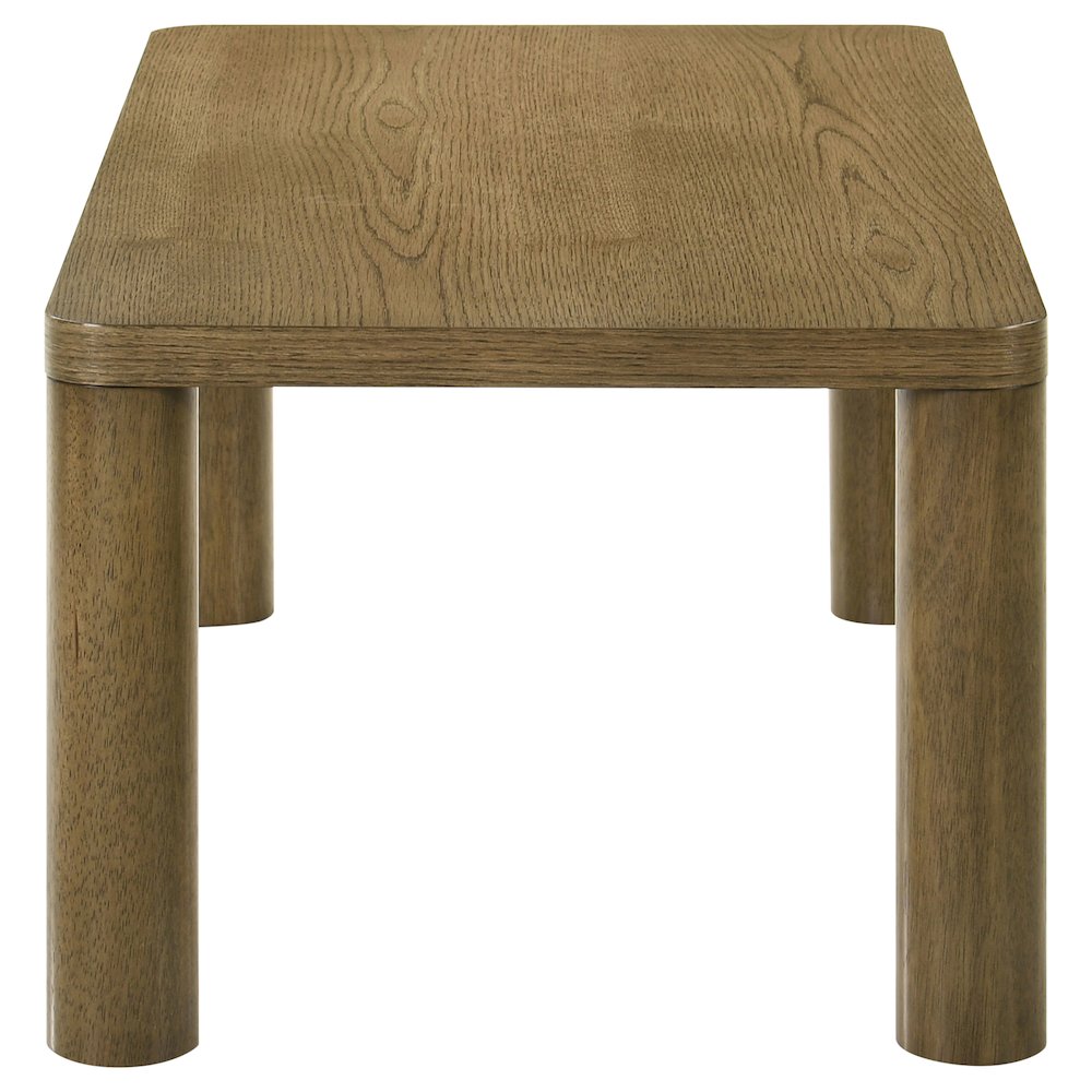 Castlewood Engineered Wood Cocktail Coffee Table Brown Oak. Picture 4