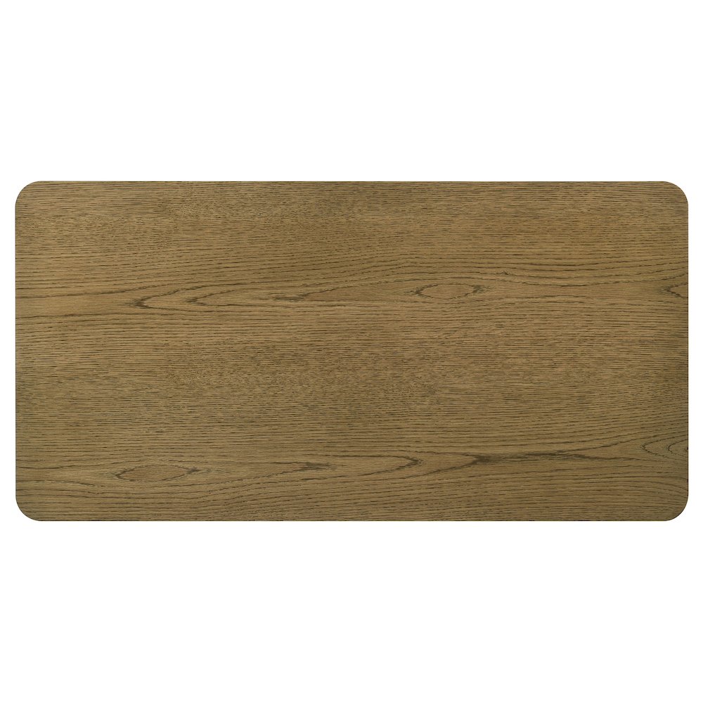 Castlewood Engineered Wood Cocktail Coffee Table Brown Oak. Picture 5