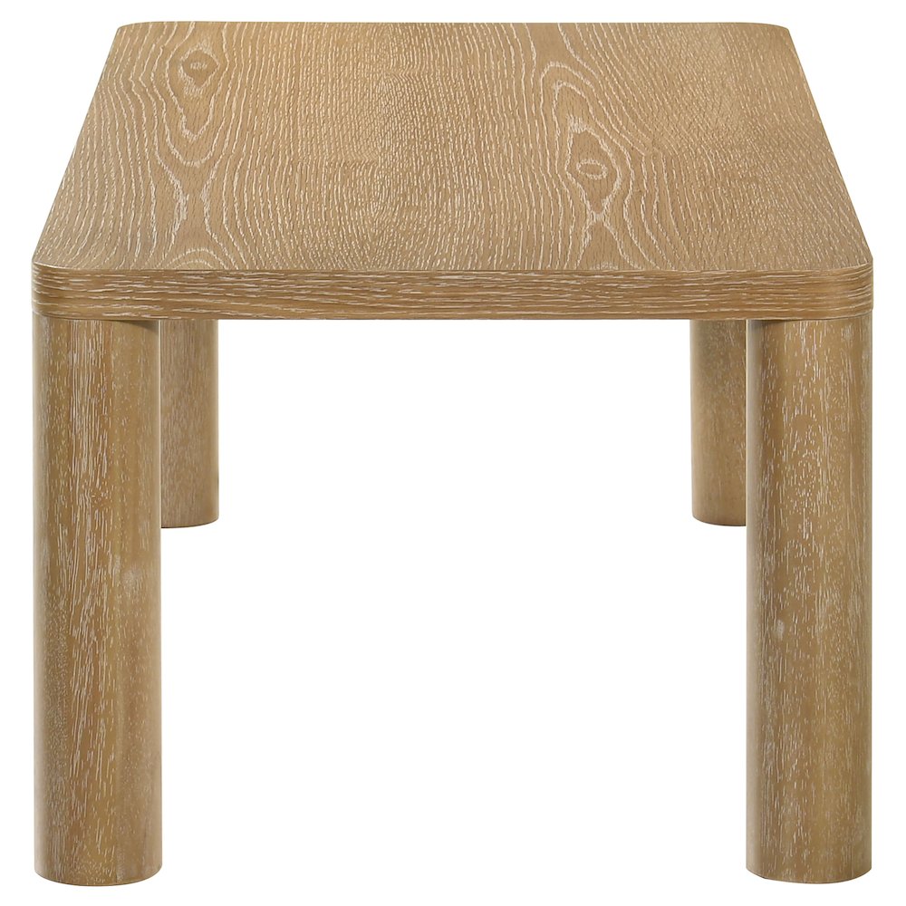 Castlewood Engineered Wood Cocktail Coffee Table Light Oak. Picture 4
