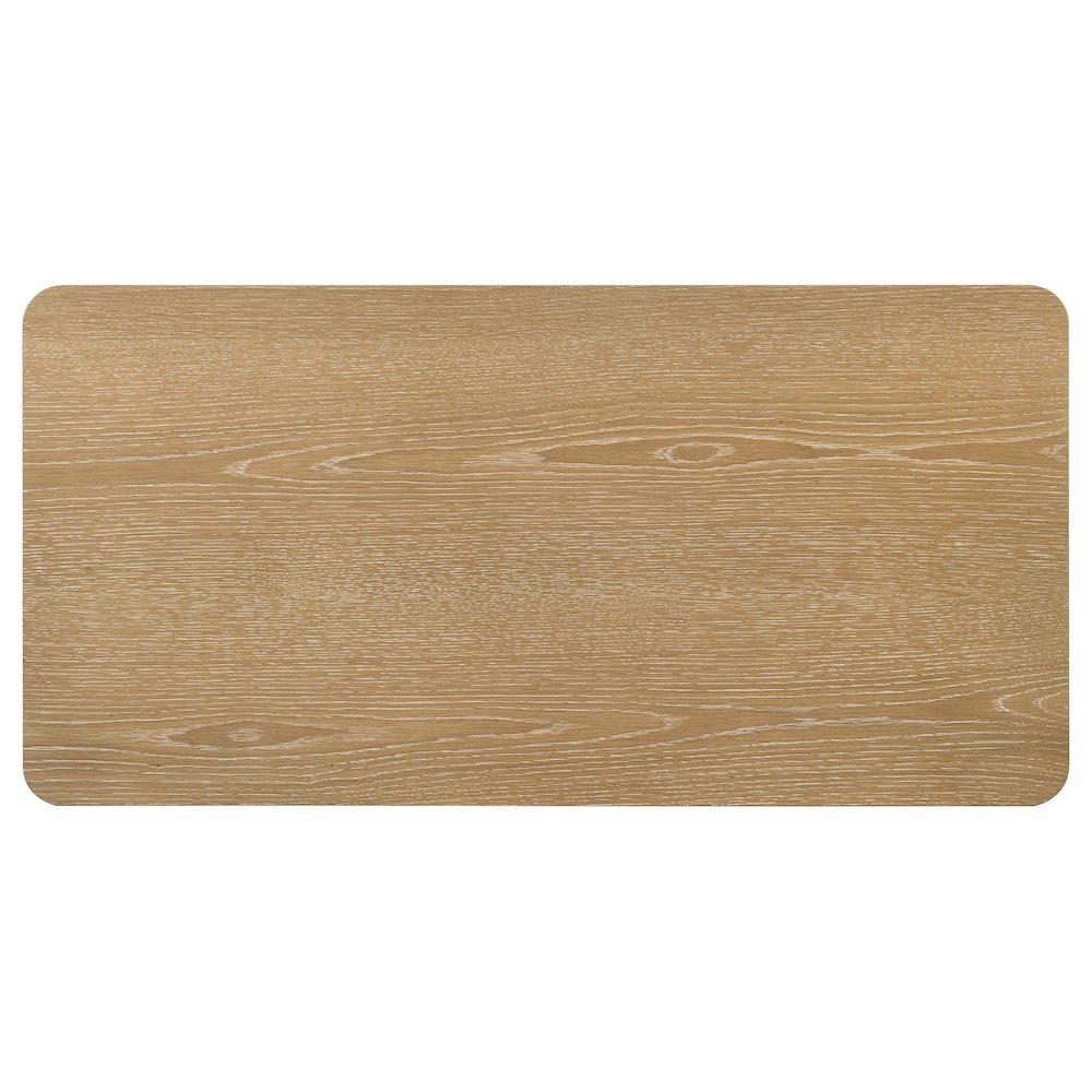 Castlewood Engineered Wood Cocktail Coffee Table Light Oak. Picture 5