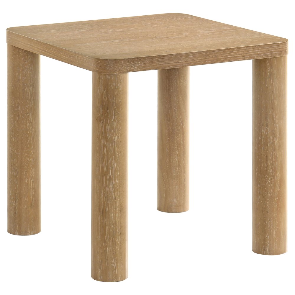 Castlewood 2-piece Cocktail Coffee Table Set Light Oak. Picture 3
