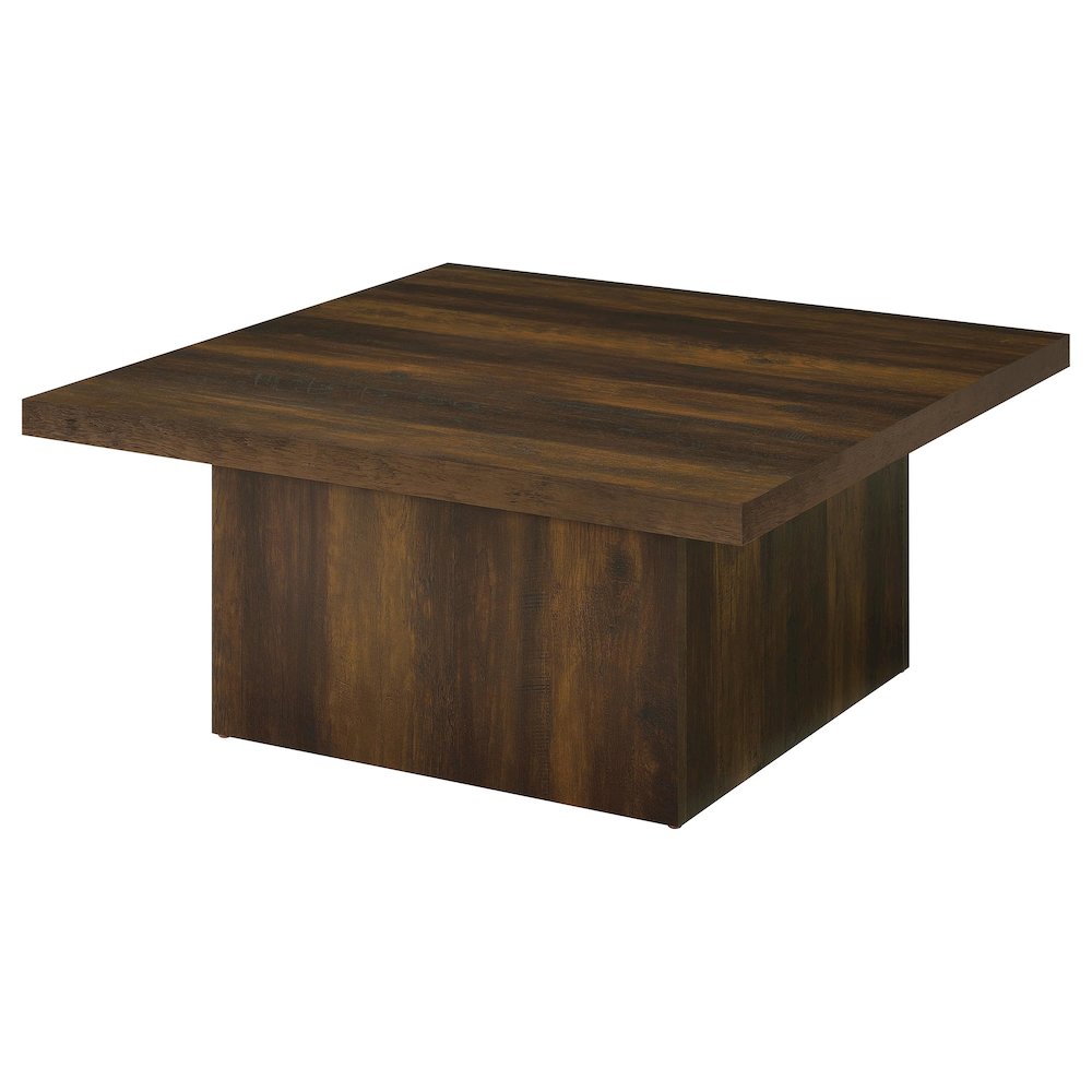 Devar 2-piece Square Coffee and End Table Set Dark Pine. Picture 10