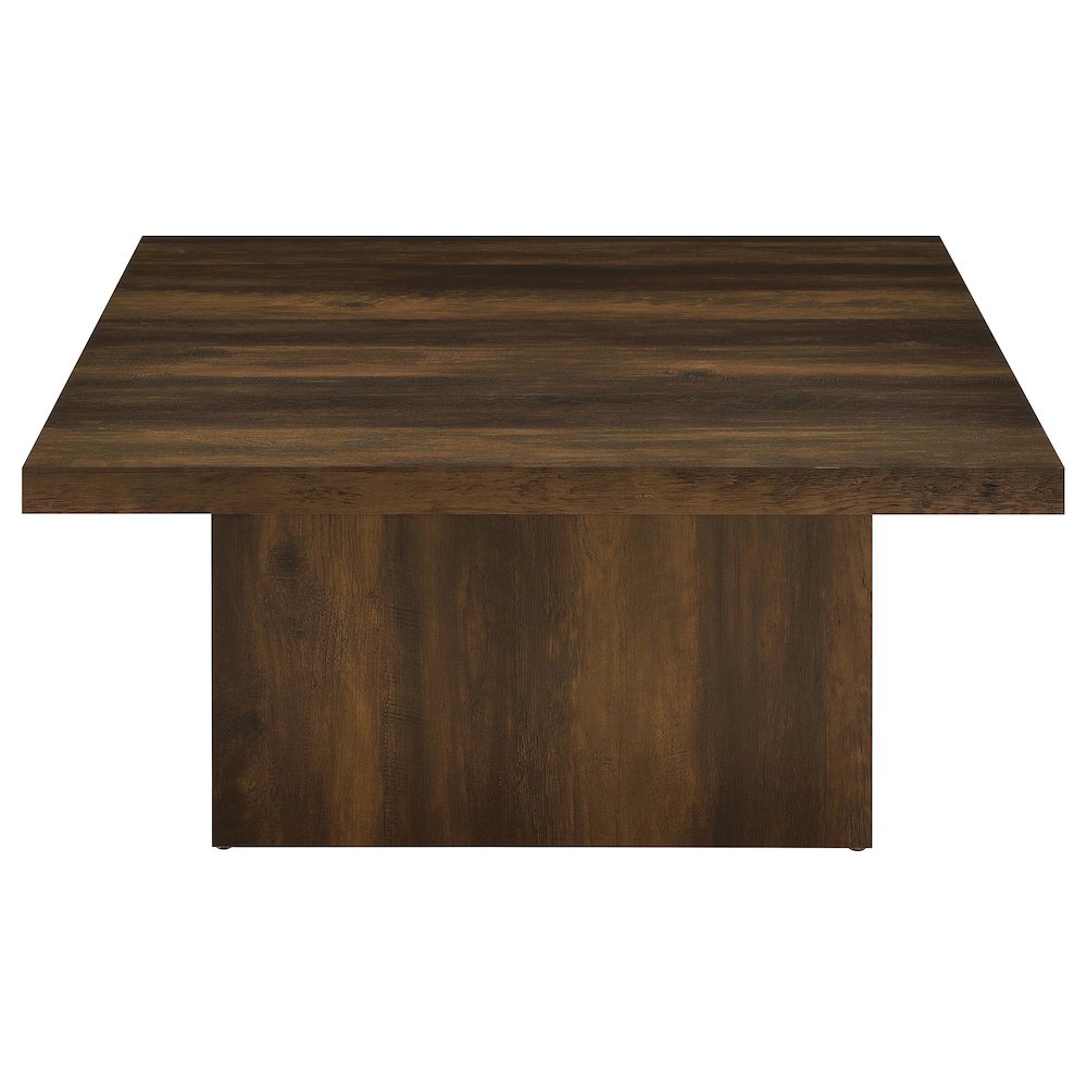 Devar 3-piece Square Coffee and End Table Set Dark Pine. Picture 9