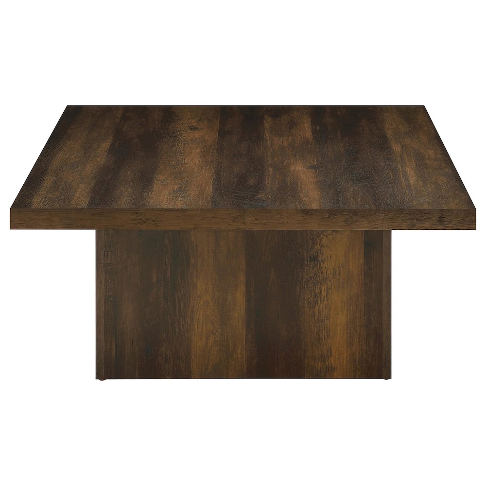 Devar 3-piece Square Coffee and End Table Set Dark Pine. Picture 12
