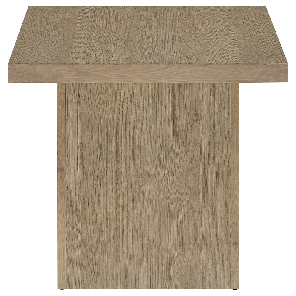 Devar 2-piece Square Cocktail Coffee End Table Set Latte. Picture 6