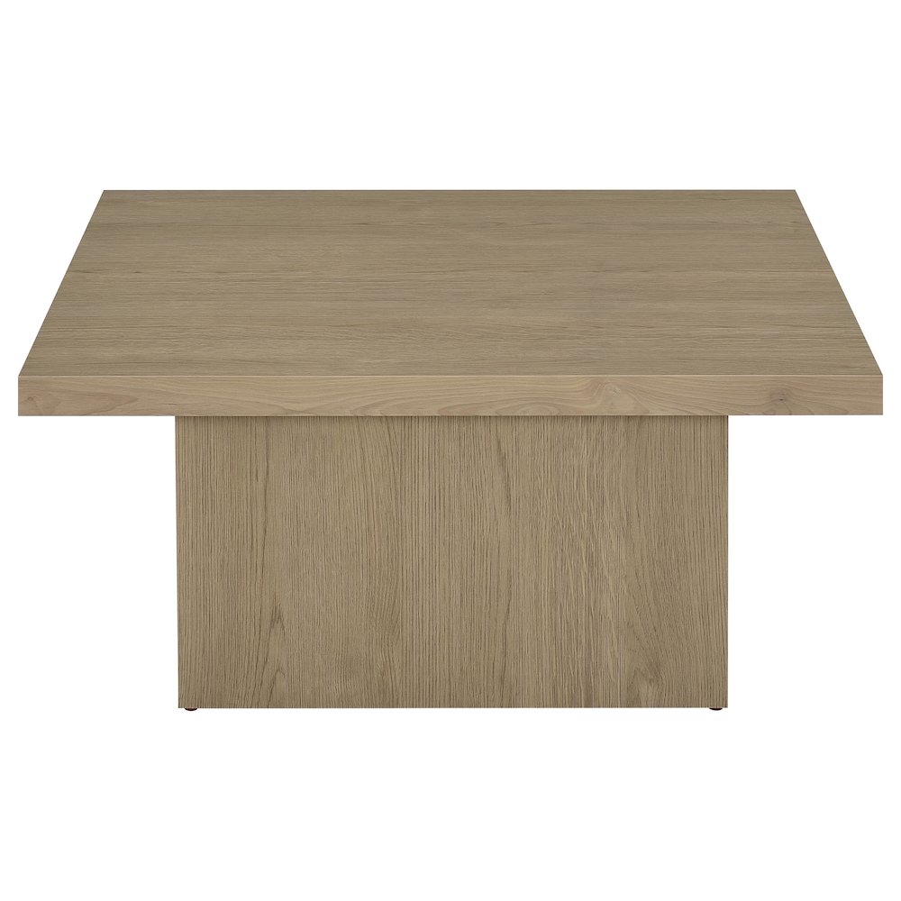 Devar 2-piece Square Cocktail Coffee End Table Set Latte. Picture 9