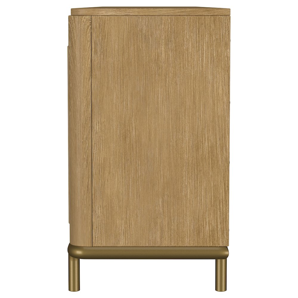 Arini Rattan Cane 2-door TV Stand Media Console Sand Wash. Picture 6