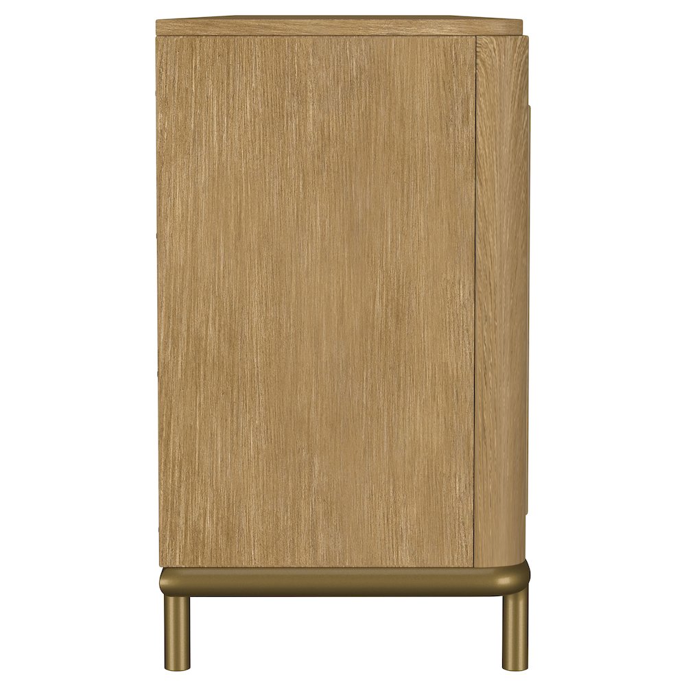 Arini Rattan Cane 2-door TV Stand Media Console Sand Wash. Picture 10