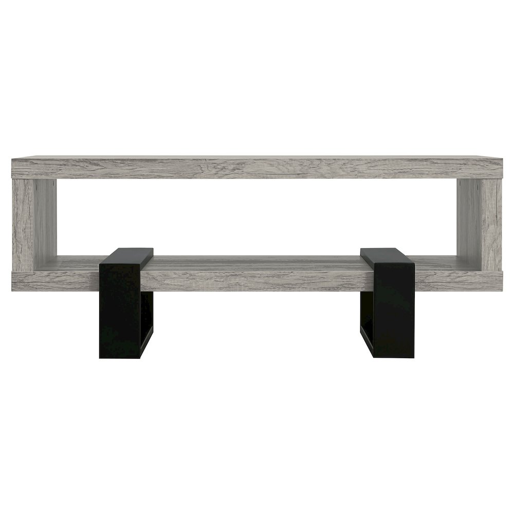 Dinard Engineered Wood Coffee Table Grey Driftwood. Picture 3