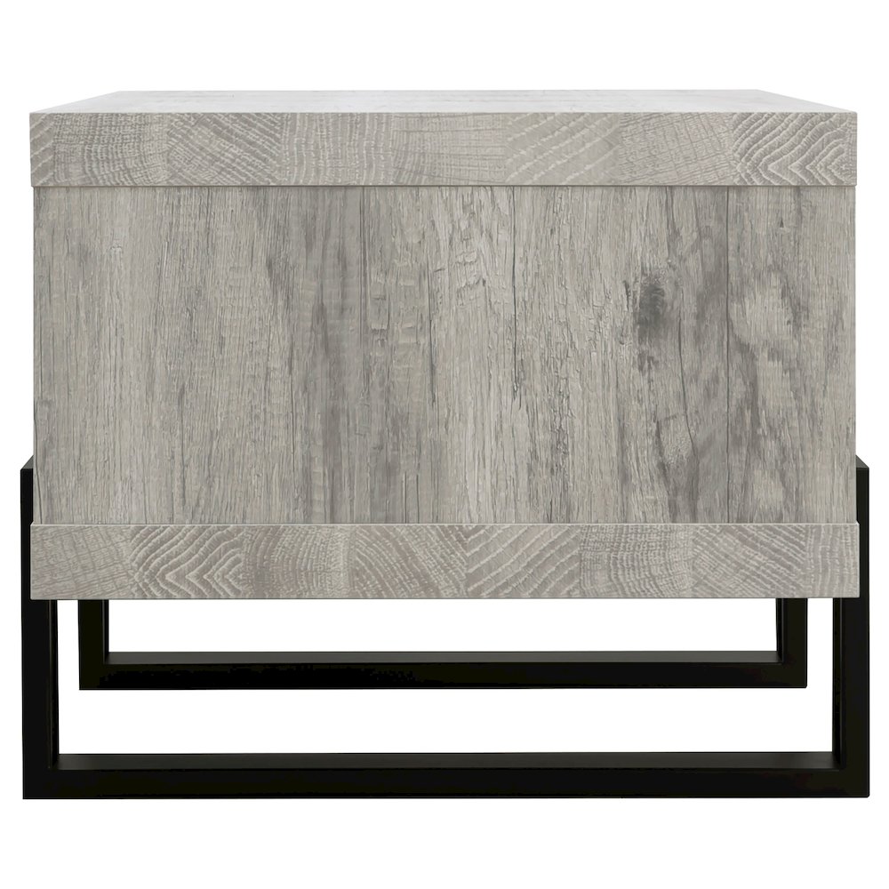Dinard Engineered Wood Coffee Table Grey Driftwood. Picture 5