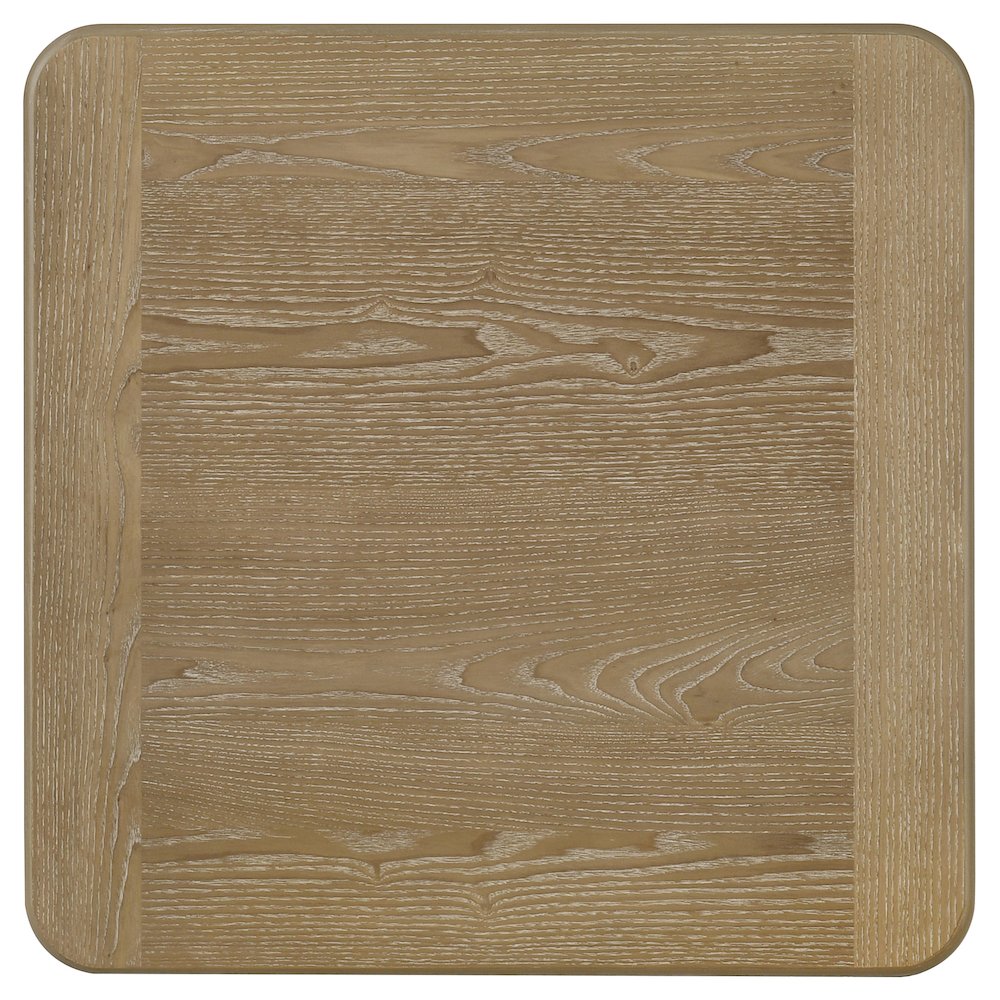 Adina Square Wood Side End Table Distressed Light Brown. Picture 5